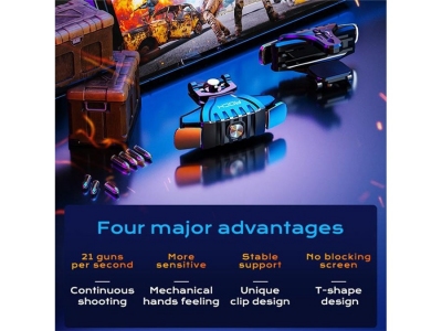 دسته بازی موبایل راک Rock G01 Shooting Game Controller