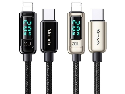 کابل هوشمند تایپ سی به لایتنینگ مک دودو Mcdodo CA-8810 Digital Pro Type-C To Lightning Cable 1.2m