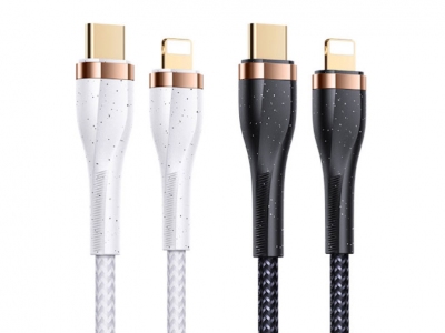 کابل شارژ و انتقال داده سریع تایپ سی به لایتنینگ یوسامز Usams US-SJ489 U64 Type-C To Lightning 20W PD Fast Cable 1.2m