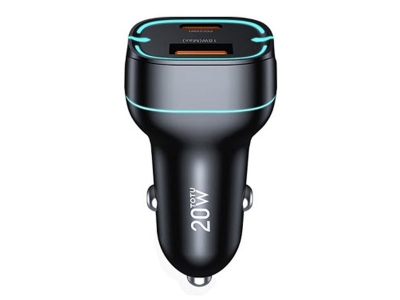 شارژر فندکی فست شارژ ماشین دو پورت سریع توتو DCCPD-08
