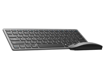 موس و کیبورد بی‌سیم پرودو Porodo Bluetooth Keyboard with Mouse PD-BTKBMCO-GY