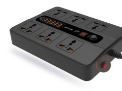 چندراهی 6 سوکت 5 یو اس بی و 1 تایپ سی برق پرودو مدل PD-FWCH003