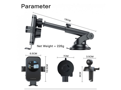 پایه نگه دارنده موبایل داخل خودرو یسیدو Yesido C118 Phone Holder