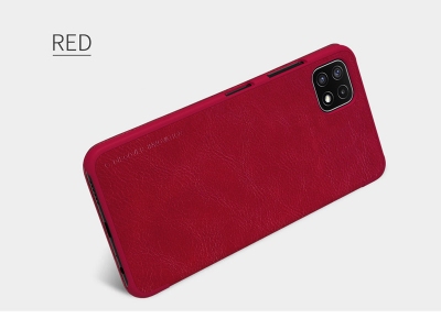 کیف محافظ چرمی نیلکین سامسونگ Nillkin Qin leather Case Samsung A22 5G