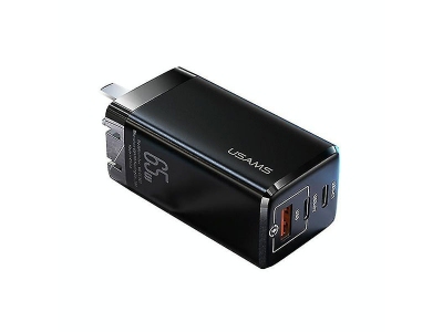 شارژر دیواری سریع یوسامز Usams US-CC135 T33 65W GaN Mini Fast Charger
