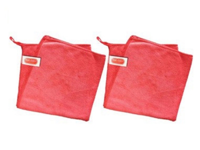 دستمال حوله ای حرفه ای مایکروفایبر 2 تایی تام کلین Tamclean TC-MFL300Rx2 Microfiber Cloth