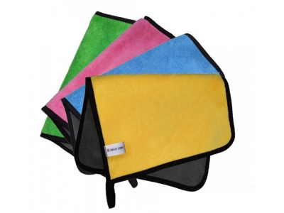 دستمال میکروفایبر نظافت خودرو 4 تایی تام کلین TamClean TC-MFL450Ax4 Cloth