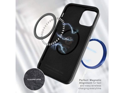 قاب محافظ سیلیکون مگنتی آیفون گرین Green Lusso MagSafe 360 Silicone Case iPhone 12/12 Pro