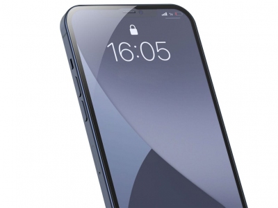 محافظ صفحه نمایش ضد اشعه منحنی آیفون بیسوس 2 تایی Baseus Curved-Screen Glass iPhone 12 Pro Max