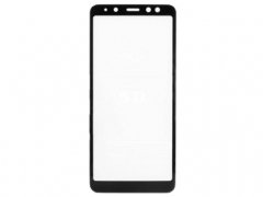 گلس و محافظ تمام صفحه Mletubl Full Glass For Samsung A8 Plus 2018