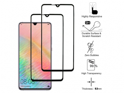 گلس و محافظ تمام صفحه Mletubl Full Glass For Huawei Mate 20X