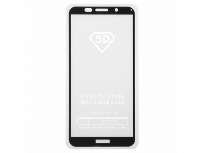 گلس و محافظ تمام صفحه Mletubl Full Glass For Huawei Y5 Prime 2018