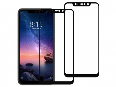 گلس و محافظ تمام صفحه Mletubl Full Glass For Redmi note 6 pro