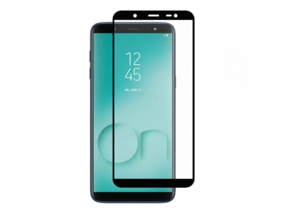 گلس و محافظ تمام صفحه Mletubl Full Glass For Samsung J8 2018