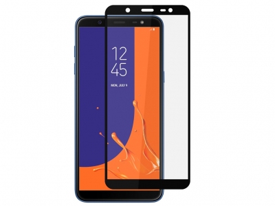 گلس و محافظ تمام صفحه Mletubl Full Glass For Samsung J8 2018