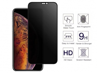 گلس و محافظ صفحه حریم شخصی Mletubl Full Privacy Glass For Iphone 11 Pro Max / XS Max