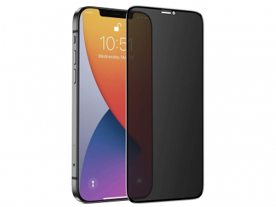 گلس و محافظ صفحه حریم شخصی Mletubl Full Privacy  Glass For Iphone 12 mini