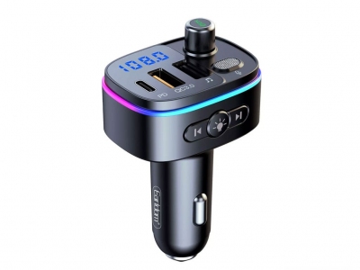 شارژر فندکی فست شارژ ماشین با قابلیت پخش موسیقی و تماس ارلدام ET-M62