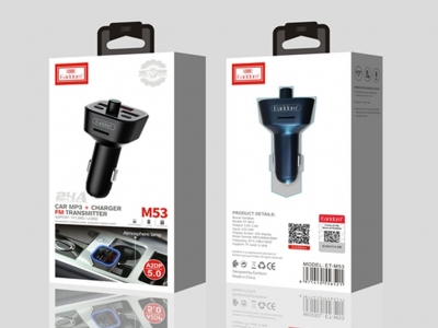 شارژر فندکی فست شارژ ماشین با قابلیت پخش موسیقی و تماس ارلدام ET-M53