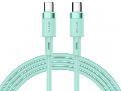 کابل شارژ و انتقال داده سیلیکونی تایپ سی به تایپ سی جویروم Joyroom Silicone Data Cable 1.2M S-1230N9