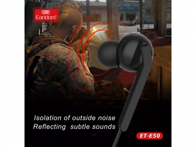 هندزفری با سیم ارلدام Earldom ET-E50 3.5mm headphone