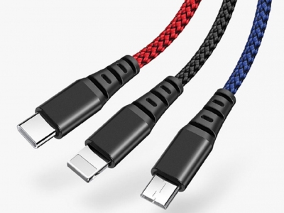 کابل شارژ سریع سه سر مک‌دودو Mcdodo 3in1 Cable 1.2M CA-6220