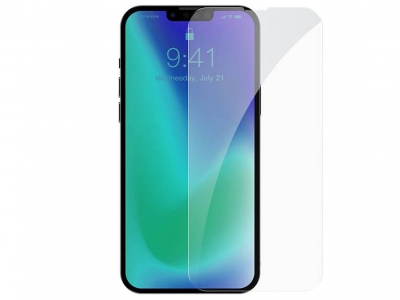 محافظ صفحه نمایش شیشه‌ای بیسوس پک دوتایی Baseus Tempered glass 0.3mm for iPhone 13/13 Pro SGBL030102