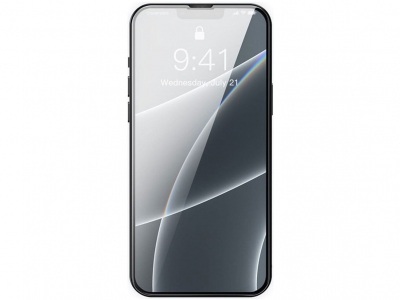 محافظ صفحه نمایش شیشه‌ای بیسوس پک دوتایی Baseus Tempered glass 0.23mm for iPhone 13/13 Pro SGQP020101