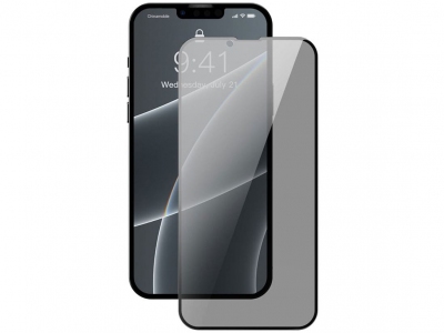 محافظ صفحه نمایش حریم شخصی دوتایی بیسوس Baseus Tempered glass 0.23mm for iPhone 13/13 Pro SGQP020401