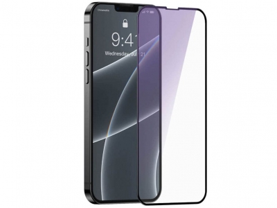 محافظ صفحه نمایش شیشه‌ای پک دوتایی بیسوس Baseus Tempered glass 0.3mm for iPhone 13 Pro Max