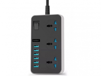 چندراهی هوشمند ارلدام Earldom Multiport Smart Power Outlet 3000W 5V/3A ES-SC04