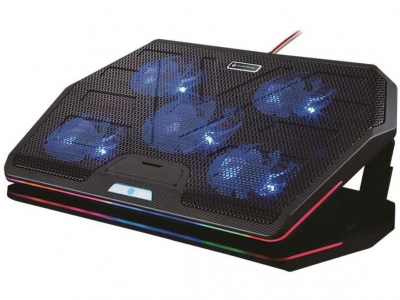 پایه خنک کننده لپ تاپ پورودو Porodo Gaming Multi-Fan Cooling Pad PDX110-BK