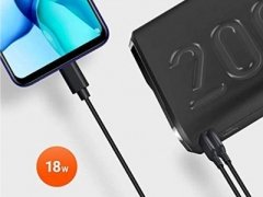 پاوربانک شارژ سریع پورودو Porodo PD Power Bank 20000mAh 18W PD-2093-BK