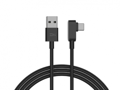 کابل شارژ و انتقال داده تایپ سی زد ام آی ZMI AL755 Gaming Elbow Data Cable Type-C to USB-A