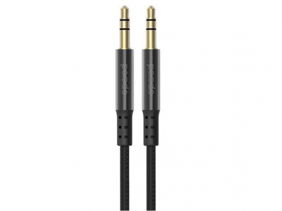 کابل صدای 1.2 متری پورودو Porodo Metal Braided AUX Cable PD-AUA12-BK