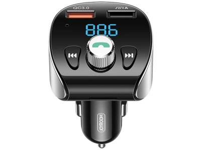 شارژر فندکی و پخش کننده بلوتوث جویروم Joyroom Shadow Series Wireless MP3 player For Car(Fast Charge) JR-CL02