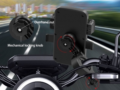 پایه نگه‌دارنده موبایل دوچرخه و موتورسیکلت توتو TOTU Universal Motorcycle Bicycle Handlebar Mobile Phone Holder Stand DCTS-15