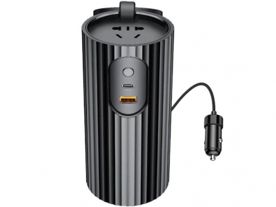 اینورتر خودرو 110 وات و شارژر فندکی فست شارژ ماشین راک RCC0158