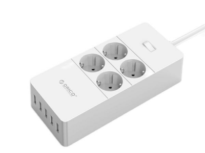 چند راهی 4 سوکت و 5 یو اس بی اوریکو ORICO 4 AC with 5 USB Charging Port HPC-4A5U-V1
