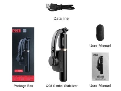 گیمبال گوشی موبایل UPMOSTEK Q08 Handheld Gimbal Stabilizer
