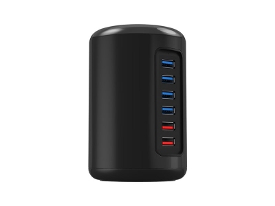 هاب 4 پورت USB3.0 با کابل داده و 2 پورت شارژ ORICO RH4CS HUB 4 Port USB3.0 with Data Cable and 2 Charging Port