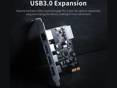 هاب یو اس بی و کارت شبکه اینترنال اوریکو ORICO PNU-3A1R USB3.0 Network Combination Card