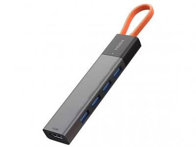 هاب 5 پوت شیائومی Miwu Type-C docking station HUB USB3.0*4+HDMI MWCMA02
