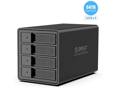 باکس هارد 3.5 اینج اوریکو ORICO 4 bay 3.5 inch USB3.0 & SATA RAID Hard Drive Enclosure (9548RU3)