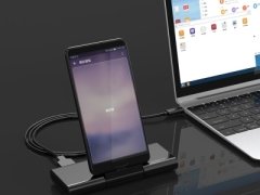 کیفیت هاب چندکاره و استند شارژ اوریکو ORICO Type-C Multifunction Docking Station with Stand (XC-401)