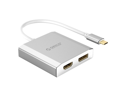 هاب آداپتور 1 به 2 تایپ سی اوریکو ORICO XD-CFHD4 Type-C to DP + HDMI Adapter