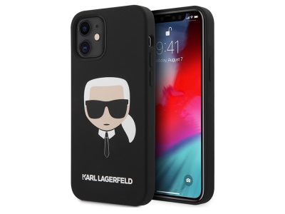 قاب سیلیکونی آیفون 12 مینی طرح کارل CG Mobile iphone 12 mini Karl Lagerfeld Silicone Case