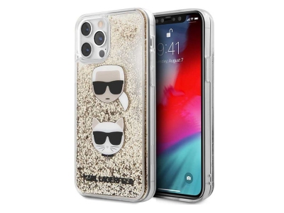 قاب آکواریومی آیفون 12 و 12 پرو طرح کارل و گربه CG Mobile iphone 12/12 Pro Karl Lagerfeld Aquarium Case