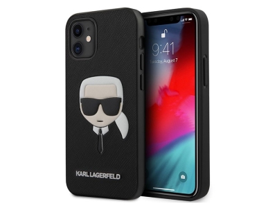 قاب چرمی آیفون 12 مینی طرح کارل CG Mobile iphone 12 mini Karl Lagerfeld Leather Case