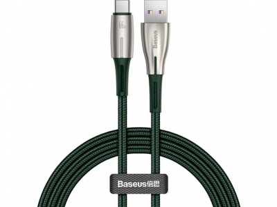کابل سوپر فست شارژ یواس‌بی به تایپ‌سی 2 متری بیسوس BASEUS SuperCharge Cable for Type-C PD2.0 66W CATSD-N06